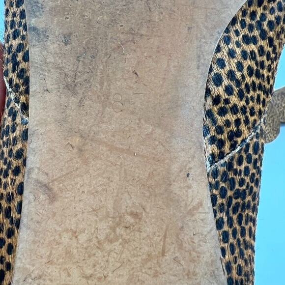 Madewell Flat Shoe Womens Lizbeth in Dotted Calf Hair Flat Size 8 Ballet Loafer - Picture 10 of 10